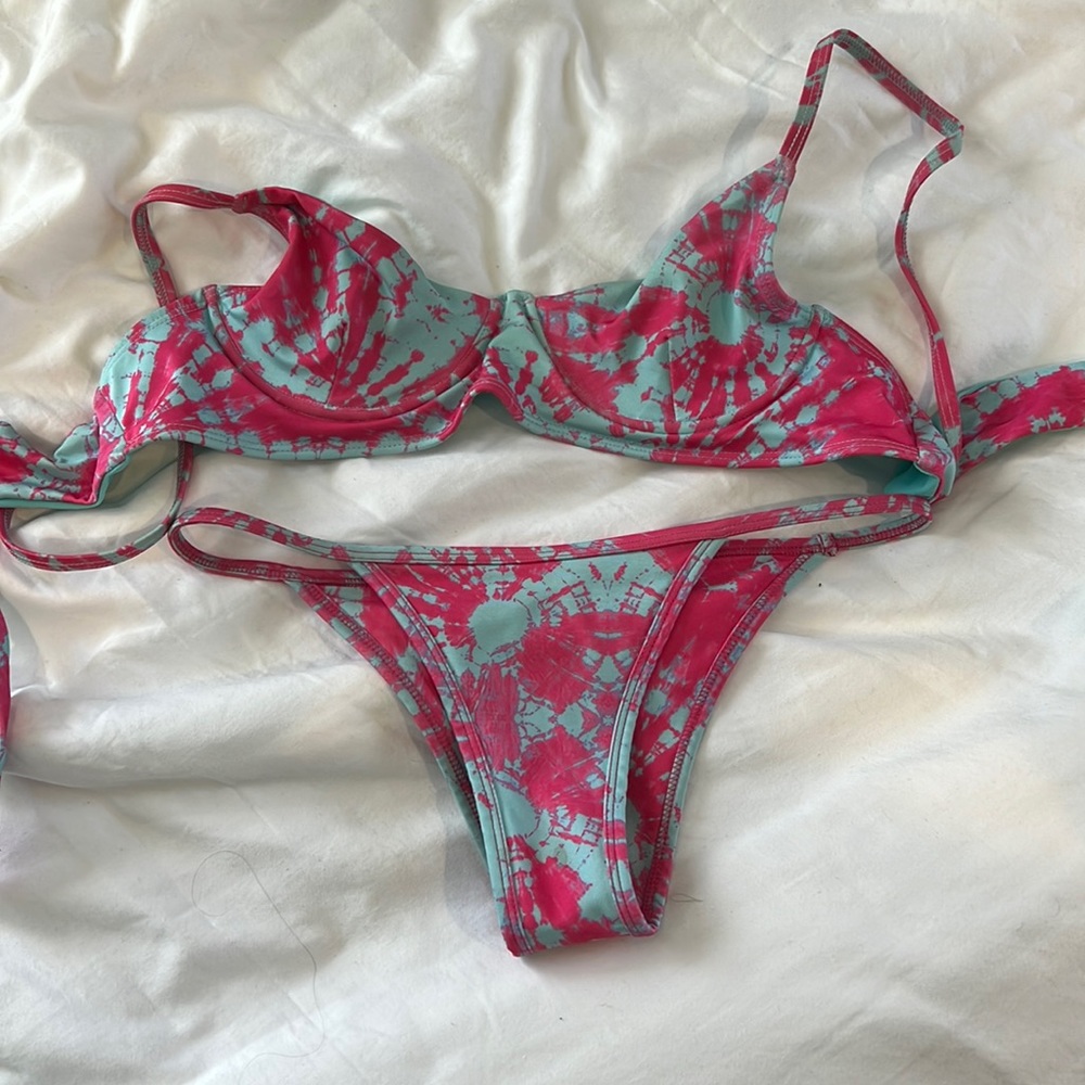 Lali + Layla pink and blue bikini